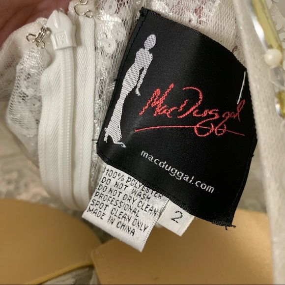 MacDouggal Sheer Unlined Sequined Embellished Mini Dress‎ - Picture 8 of 8